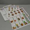 Sinload 12 Pcs Cholesterol Lowering Food List Poster List Foods to Lower Cholesterol Grocery Guide High Fiber Diet Chart Kitchen Wall Decor