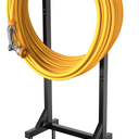 Pattiumo Garden Hose Holder Stand, Heavy Duty Freestanding Metal Hose Holder with 4 Spikes, Hose Reel Alternative Holds up to 150 ft for Yard Lawn Garden Patio