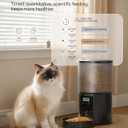 Automatic Cat Feeder Food Dispenser: 4L Timed Small Dog Dry Food Dispenser with 10s Voice - Distributeur Nourriture Chat Hund Programmable - Auto Pet Feeder with 1-6 Meals Per Day