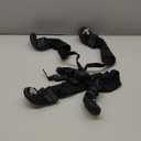 Idepet Dog Suspender Boots, Tall Dog Boots Anti-Slip & Fall Waterproof Shoes Leggings, Adjustable Suspender Boots for Winter Snow Rain Hiking Paws Protector(Black, 5)