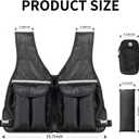 Prodigen Adjustable Weighted Vest, 0-12 lb, Weight Vest for Women and Man with 8 Removable Sandbag and Pocket | Weighted Vest for Walking, Running, Weight Loss, Strength Training