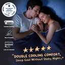 Cooling Comforter & Cooling Blanket for Hot Sleepers Better Cooling with Instant Cool Touch Technology | 10xCooler | Q-Max 0.46 | Lightweight Double-Sided Breathable Gift for Women, Men & Teens,Full