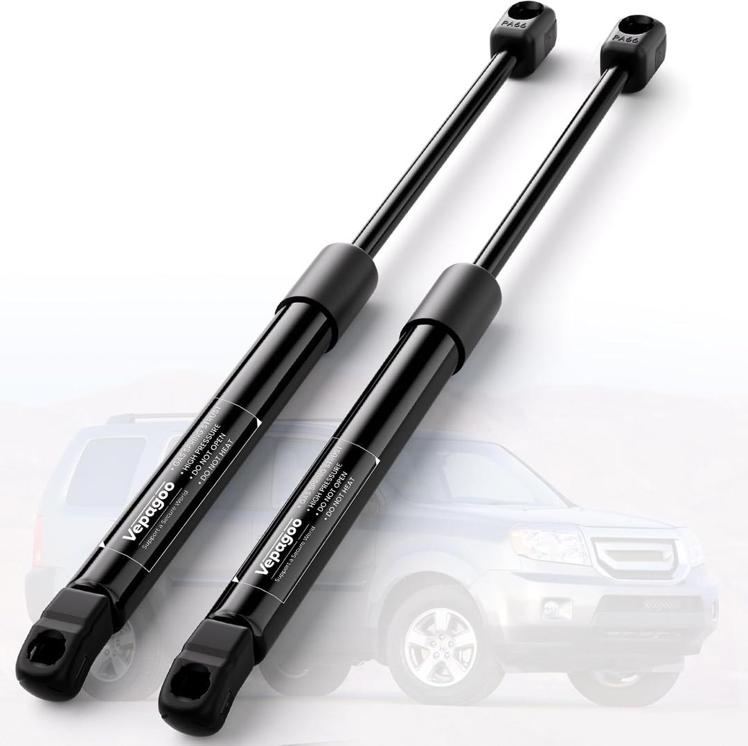 Vepagoo PM1111 Rear Glass Window Struts Compatible with 2009-2015 Honda Pilot, Lift Supports Trunk Gas Shocks Spring, 240917, 74825SZAA01, 2 Pcs