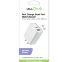 CellCandy Fast Charge Dual Port Wall Charger