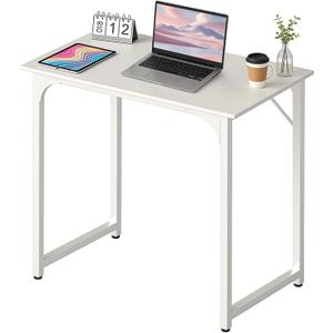 BestOffice | 32 Inch Computer Desk | White | Sturdy Office Desk