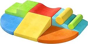 Extra Large Soft Climbing Toys for Toddlers, Foam Climbing Block Set with Jumbo Size, Boosts Motor Skills & Color Coordination, Safe Indoor Toy for Child Development