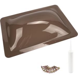 RV Skylight Replacement | 18" x 26" Camper Skylight | RV Shower Skylight Replacement | Fit Standard 14" x 22" Openings | Smoke Gray