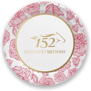 Westrick Kentucky Derby 9" Paper Plates 152nd 2026 Derby Decorations - Pack of 8