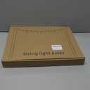 2 Pack String Light Poles,10 Ft Light Poles for Outside String Lights,Outdoor Lights Pole with Fork,Metal Poles Stand for Patio Deck Backyard