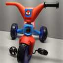 Huffy Marvel Spidey and His Amazing Friends Light Up Kids' Trike, Ideal for Ages 3+ Years Old, LED Light Feature, Under Seat Storage, Fun and Playful Design, Spidey and His Amazing Friends Graphics, Toddler