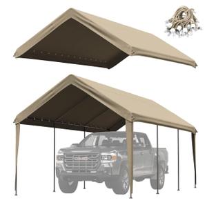 10'x20' Carport Replacement Canopy Cover,Waterproof & UV (Only Top Cover)