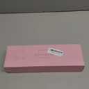 MEGAWISE Pro Ceramic Ionic Hair Straightener Brush for Home Salon, Straightening Hair Brush with 20s Heating Tech, Auto-Off, Anti-Scald with Universal Dual Voltage,Rotatable Power Cord, Gentian Blue