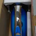 Sunbeam Steammaster Steam Iron, 1400 Watt, Large Anti-Drip Stainless Steel Nonstick Soleplate with 8' Retractable Cord, Horizontal or Vertical Shot of Steam and 3-Way Auto Shut-Off, Black/Blue