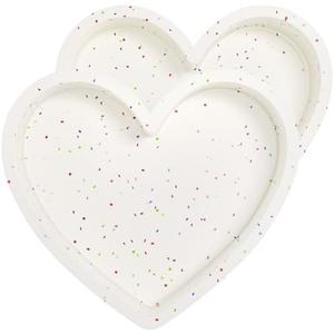 AOTASO Silicone Heart Shaped Cake Pans 10 Inch Large Heart Cake Pan Nonstick Silicone Heart Molds for Baking (2 Pcs Set, Cream)