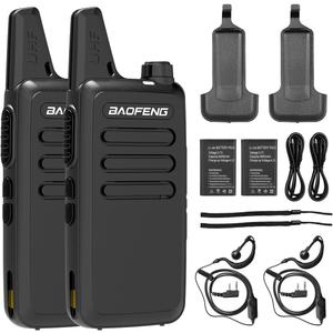 BAOFENG BF-888S Upgraded Walkie Talkies T20 Long Range Walkie Talkie for Adults with Earpiece Mic Rechargeable 2-Way Radios Handheld Two-Way Radios Transceiver Kids with USB Charger for Camping 2pcs