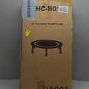 Foldable Mini Trampoline, 40"/48" Rebounder Trampoline for Adults & Kids, 440lbs Capacity Indoor Fitness Workout Exercise Equipment