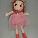 Ikasus Sweetheart Rag Doll with Hat & Skirt - Plush Soft Baby Girl Doll - Xmas/Birthday Gift