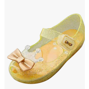 Girls Jelly Flats Shoes Queen Princess Birthday Sandals Toddler Glitter Dress Sandals Party Cosplay Costumes Flats Size 31