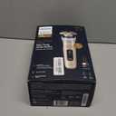 Philips Norelco Shaver i9000 Prestige Ultra, Wet & Dry Electric Shaver, White Gold, SenseIQ Pro Technology, Triple Lift & Cut System, 360 Rotating NanoTech Precision Blades, Beard Styler, XP9403/88 (i9000 Prestige + Charge Stand, QCP & Trimmers, Black)