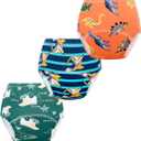 Baby Potty Training Underwear, Cotton Toddler Training Pants for Boys and Girls 2-3 T, 10 Pack, S, Red