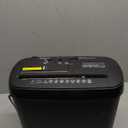 Amazon Basics 8-Sheet Cross Cut Paper Shredder and Credit Card Shredder - Black