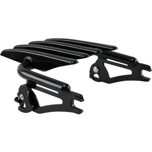 YHMOTO Stealth Detachable Luggage Rack Compatible for Harley Touring Street Glide Road King Electra Glide 2009-2026 (Black)