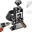 Wire Stripping Machine for Drill Gauge Wire 0.1-1 inches, Scrapping Copper Wire Peeler Machine, Wire Stripper Drill Powered Hand Crank Wire Stripper Tool for Scrap Wire