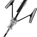 Engine Cylinder Hone Tool 2"-7" Diameter Adjustable Deglazer with 3-Piece 4" Long Stones 220 Grit