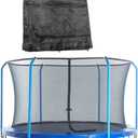 Upper Bounce Trampoline Net  Trampoline Safety Nets for Round Trampolines Using Variant Arches  Breathable, UV & Weather-Resistant Trampolines Nets Replacement with Top Sleeves (11 Foot Round)