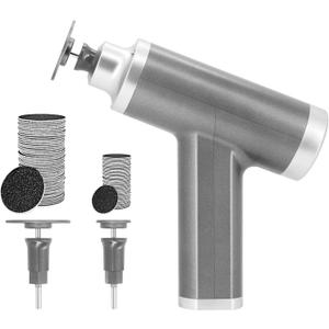 Upgraded Electric Callus Remover for Feet 4500rpm, Professional Electric Foot Callus Remover Foot Sander Pedicure File with 2 Interchangeable Heads and Replaceable Sandpaper Discs