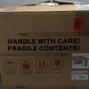 NEOTEC Retractable Garden Hose Reel 1/2 inch x 130ft - Wall Mounted Heavy Duty Hose Reel with 3/4 Inch Brass Fittings & 9-Pattern Nozzle - Auto Rewind System, Any Length Lock, 180 Swivel Bracket