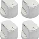 brati Chrome Control Knob Replacement for Char-Broil Performance Series Gas Grill (2017 and Newer),Performance Series 4 Burner Grill Replacement Knobs,4 Pcs