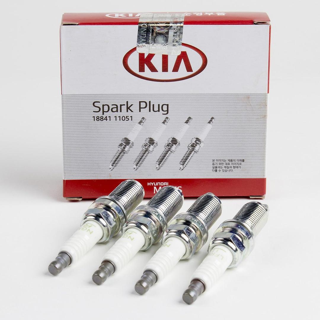 Genuine Hyundai Kia Spark Plugs QTY=4 PCS Sorento (2009-2014) 18841-11051