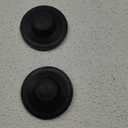 (2 Pack) Exact Replacement for InSinkErator STP-PL/STPPL Black Rubber Sink Stopper for Garbage Disposal  Compatible with Standard 3-1/2" Drains from Kohler, Waste King, Whirlpool, and More