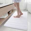 Memory Foam Bath Mat 47 x 24, Ultra Soft Absorbent Bathroom Rugs