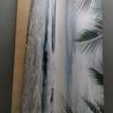 Tropical Beach Canvas Wall Art - Ocean Waves Pictures Coastal Oceanic Blue Sky and Sea Print Seaside Palm Tree Leaves Scene Painting Artwork Living Room Bedroom Office Home Decor 20" x 40"