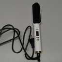 Hair Straightener Brush, Hair Straightening Iron with Built-in Comb, 4 Temp Settings & LED Display & Anti-Scald & Auto-Off Safety, Perfect for Fine, Soft Hair, Top Choice for Valentine's Day Gifts