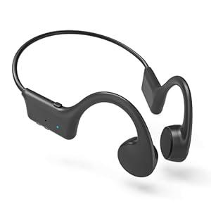 SICCOO Bone Conduction Headphones  OpenEar Bluetooth 5.3 Wireless Sport Headset, IP67 Waterproof, 18Hrs Playtime, UltraLight Frame with Secure Fit for Running, Cycling, Gym
