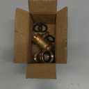 2 Pack Garden Hose Shut Off Valve - Extended Handle - 3/4" Heavy Duty Solid Brass Hose Connector Water Shut Off Valve Hose Shutoff Valve with 4 Pcs Hose Washers
