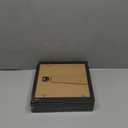 Egofine 8x8 Picture Frames 4 PCS - Made of Solid Wood Covered by Plexiglass Display 4x4/6x6 with Mat or 8x8 without Mat, for Table Top Display and Wall Mounting Photo Frame Black