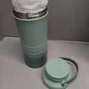 Momcozy 22oz Portable Breast Milk Cooler for Outdoor, Life Saver with 360° Total Cooling for 24 Hours, Larger Capacity Travel Breastmilk Chiller with 2pcs Baby Bottles for Breastmilk Storage, Green