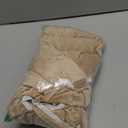 Smiry Velvet Seat Covers for Dining Room Chair Set of 6, Stretch Fit Removable Washable Chair Seat Cushion Protector Slipcovers with Ties, Beige