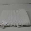 HOMELAB Adjustable Shredded Memory Foam Pillow Queen Size, Cooling Bed Pillow for Sleeping with Removable Cover, Medium Pillow for Side Stomach & Back Sleepers, 1 Pack 20"x28" (White)