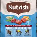 Nutrish Large Breed Real Beef, Pea, Carrot & Brown Rice Recipe Whole Health Blend Dry Dog Food, 28 lb. Bag (Rachael Ray) (EXP 11/01/26)