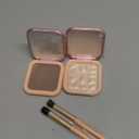 KYDA Baked Highlighter Contour Palette, Champagne Face Illuminator & Matte Cool Tone Contour, Lasting Glow Face Sculpting Contouring Makeup, Buildable Shimmer Color, Sun Glow & Cool Toned