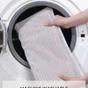 tchdio Waffle Bath Mat-Runner Rug, Super Absorbent Non Slip Bath Mats for Bathroom Machine Washable Long Rugs with Tassels, Bath Rugs for Bathroom Floor Beside Tub, 2' x 6' (Brown)