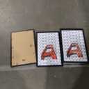 11x17 Picture Frame Pack of 4, Matted 11x17 Frames for 8x12 Pictures with Mats, 11 x 17 Poster without Mat for Wall Hanging Display, Black