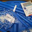GoSports Splash Hoop UP Above Ground Pool Hoop Basketball Game with 2 Pool Basketballs and Pump