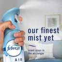 Febreze Air Mist, Air Freshener Spray, Odor Fighting Room Spray, Deodorizer for Home Bathroom Kitchen Office Apartment Dorm Room Classroom, Heavy Duty Crisp Clean Scent, 8.1oz, (Pack of 6)