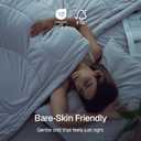 Bedtter Luxe Cooling Comforter Full/Queen, Cooling Blanket for Hot Sleepers, Q-Max>0.46 Sorona and Tencel Filling, Double-Sided Cold Breathable Lightweight Blanket, 90"x90", Gray